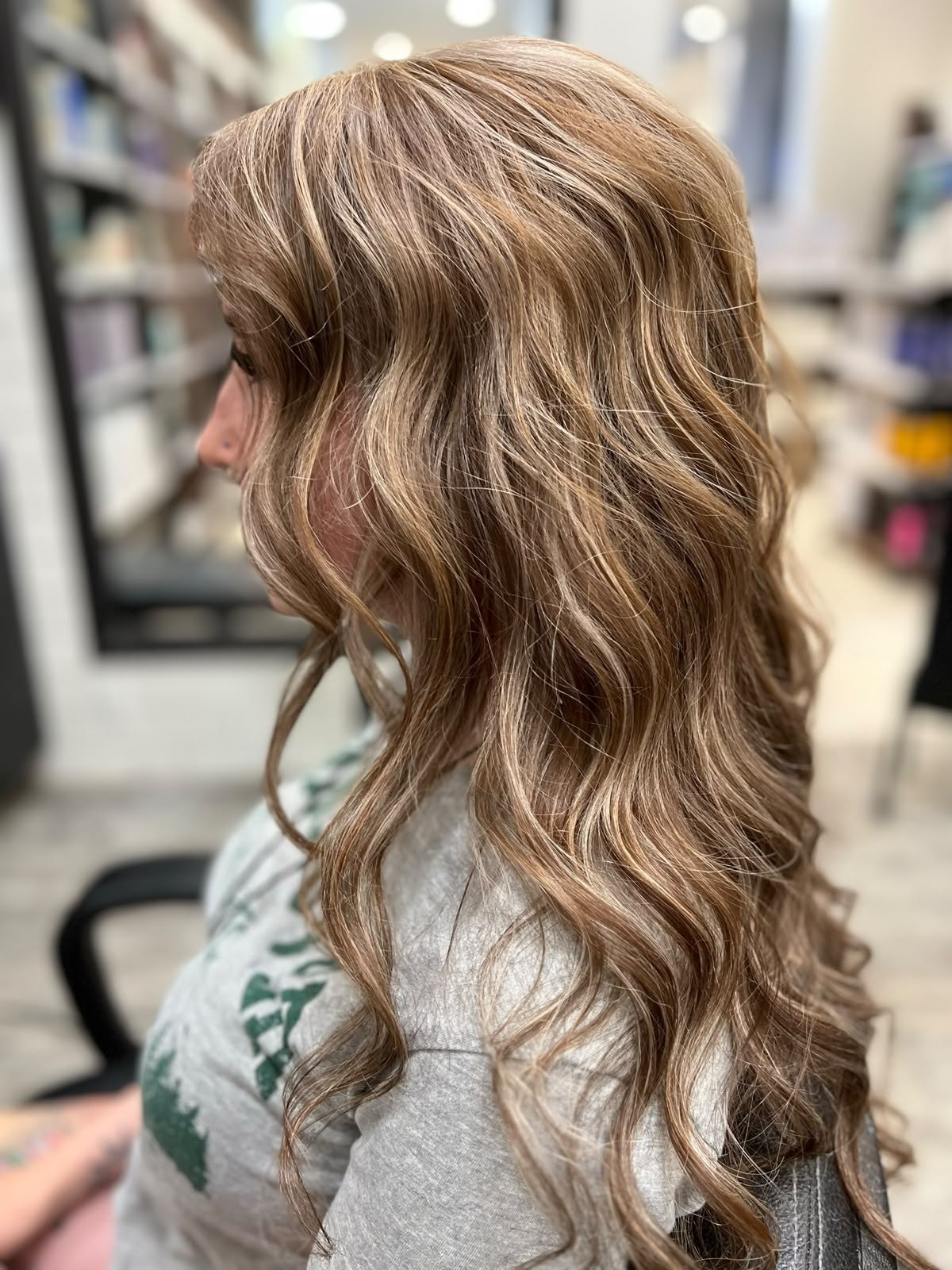 Soft dimensional curls by Kelly May at Shear Bliss